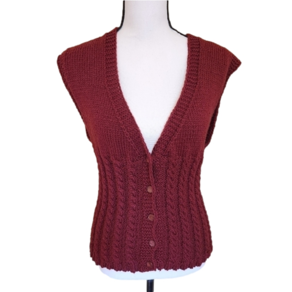 Crochet Sweater vest Size Medium/Large.